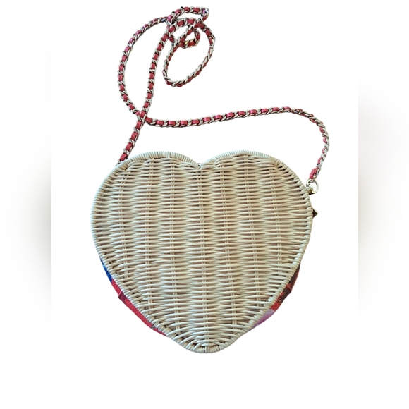 Ted Baker Hillda Wicker Heart Crossbody - Picture 1 of 4